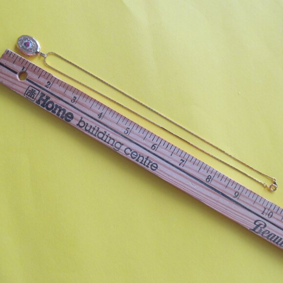 Vintage Petit point locket necklace - Picture 8 of 8